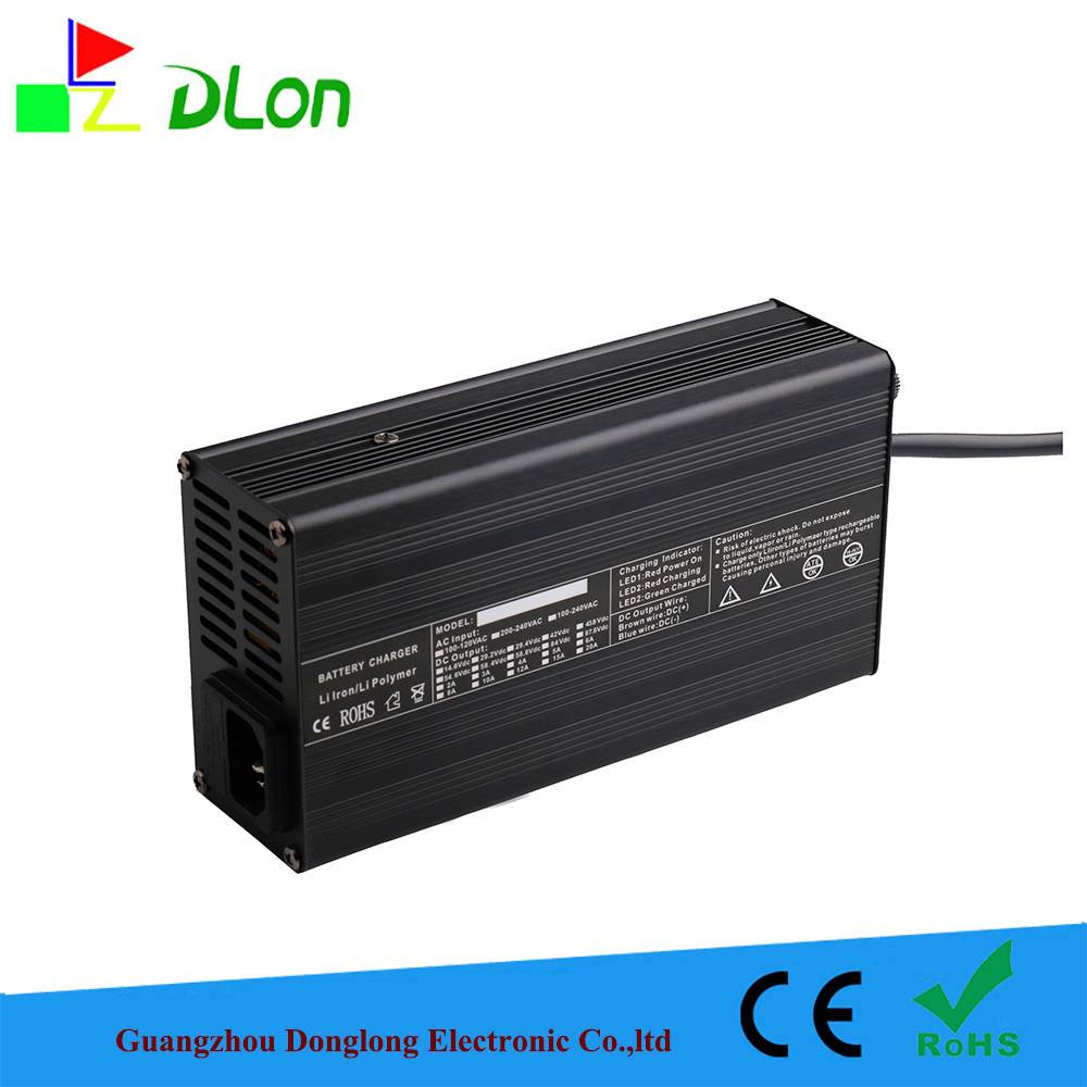 12.6v Lead Acid 12V 15A Battery Charger Li-ion Lifepo4 14.6V 16.8V Battery Charger 
